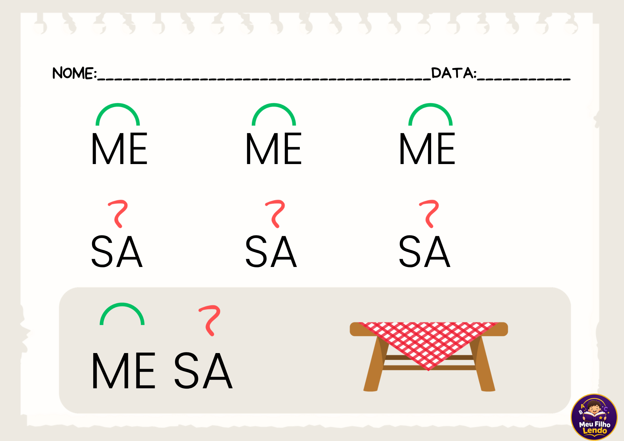 Ficha ME+SA=MESA